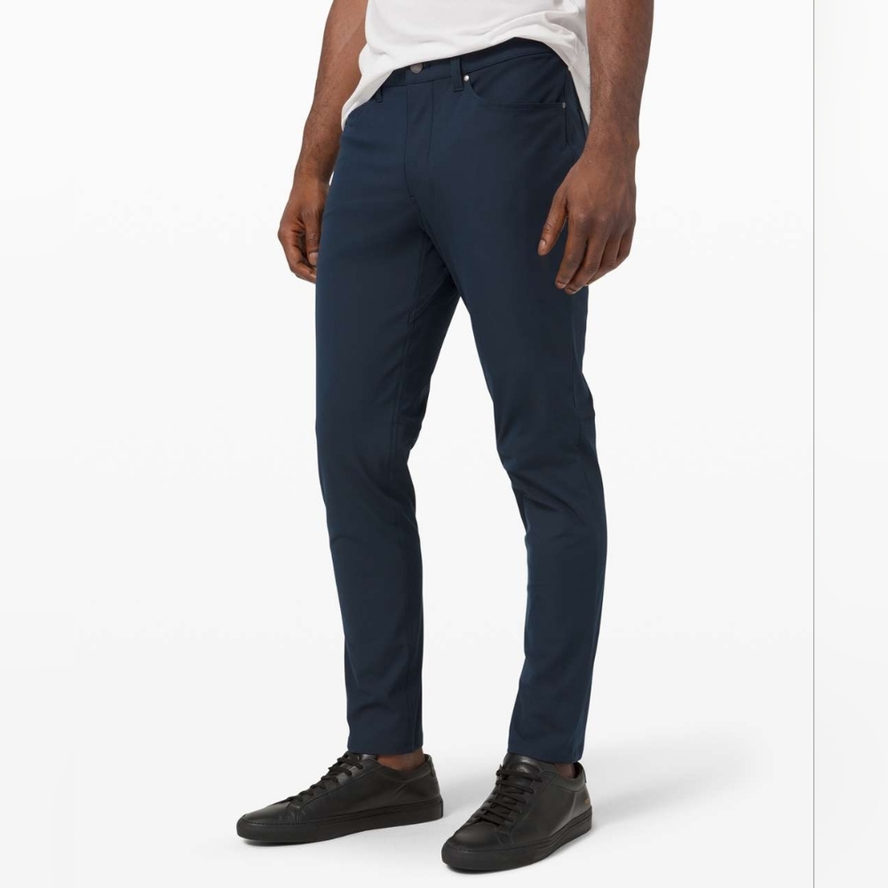 Lululemon ABC Pant Slim *Warpstreme 32"True Navy